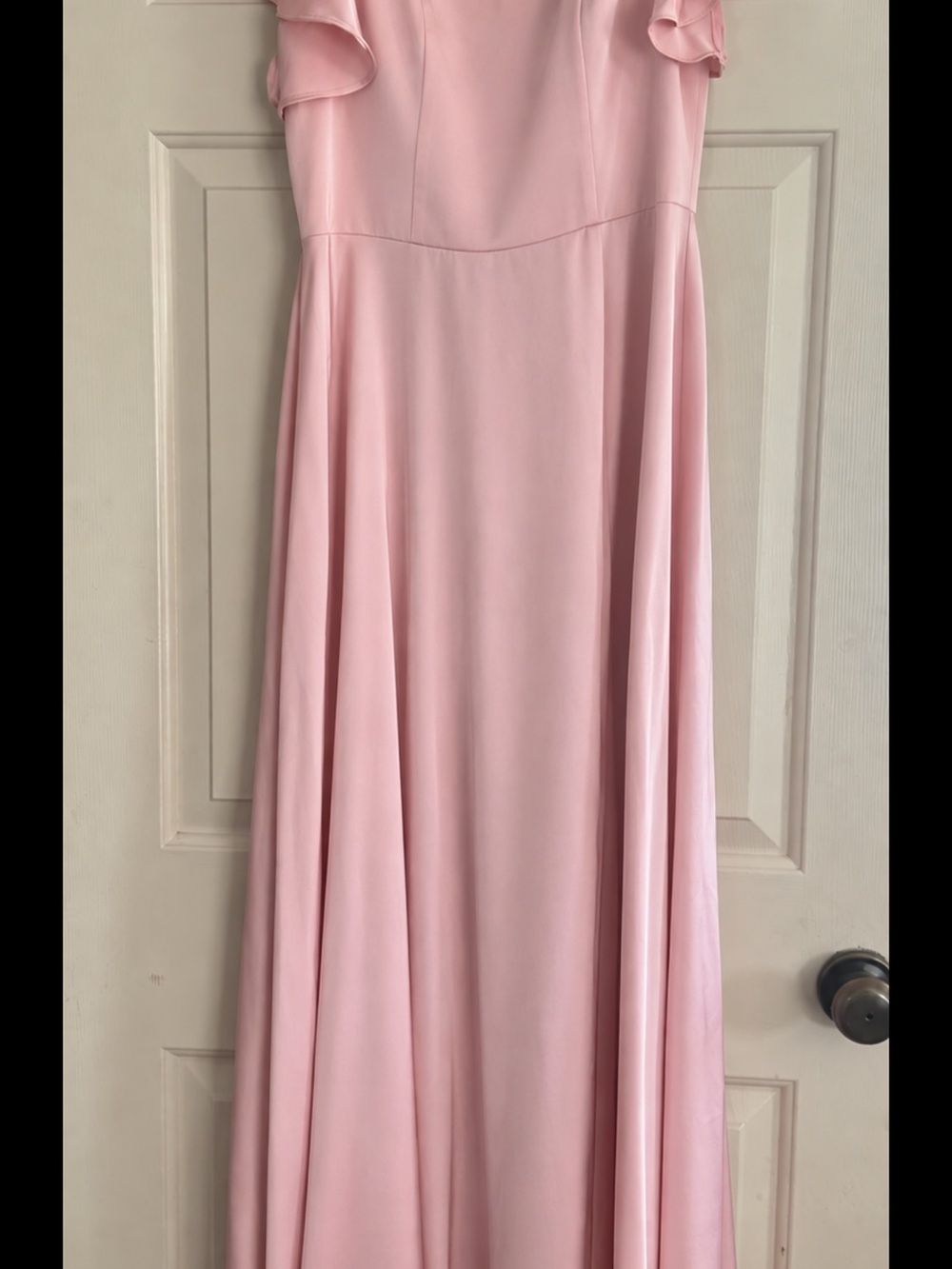 Azazie Bondi Blushing Pink Bridesmaid Dress Size A8